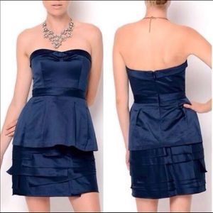 BCBG MAXAZRIA navy blue dress sz 6
